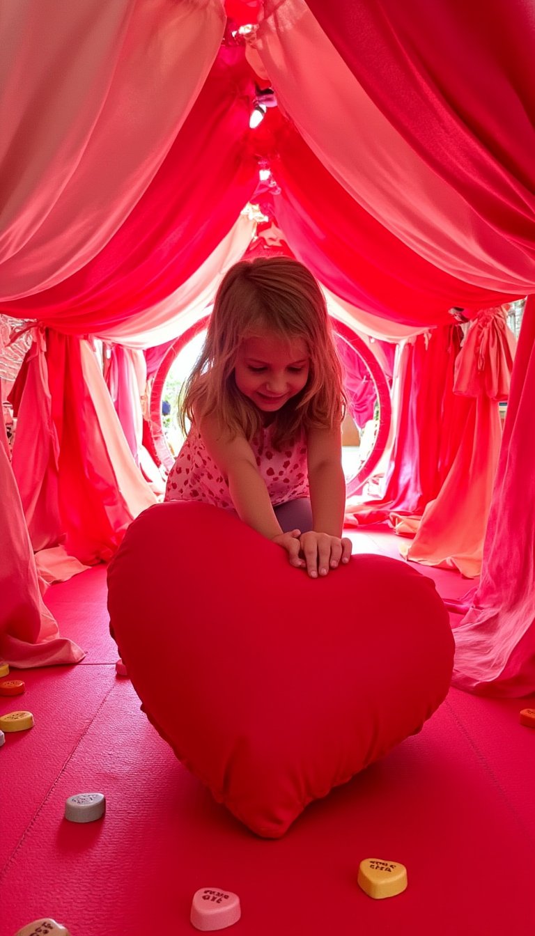 15. Heart-Themed Obstacle Course