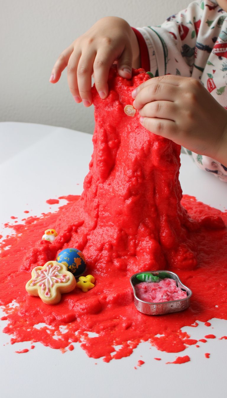 3. Peppermint Oobleck Sensory Play