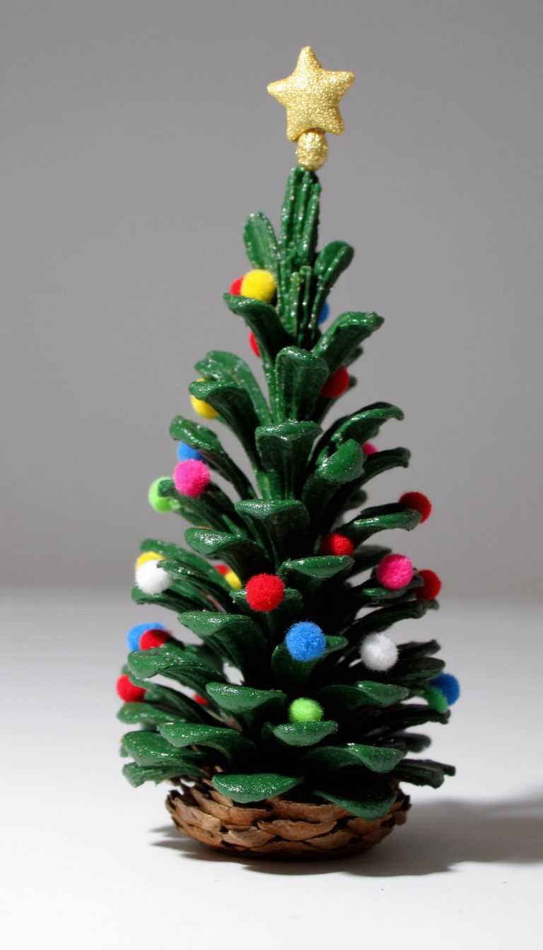 5. Pinecone Christmas Trees