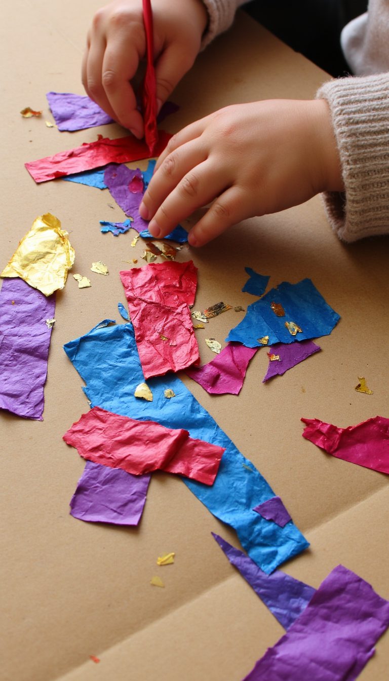4. Wrapping Paper Collage