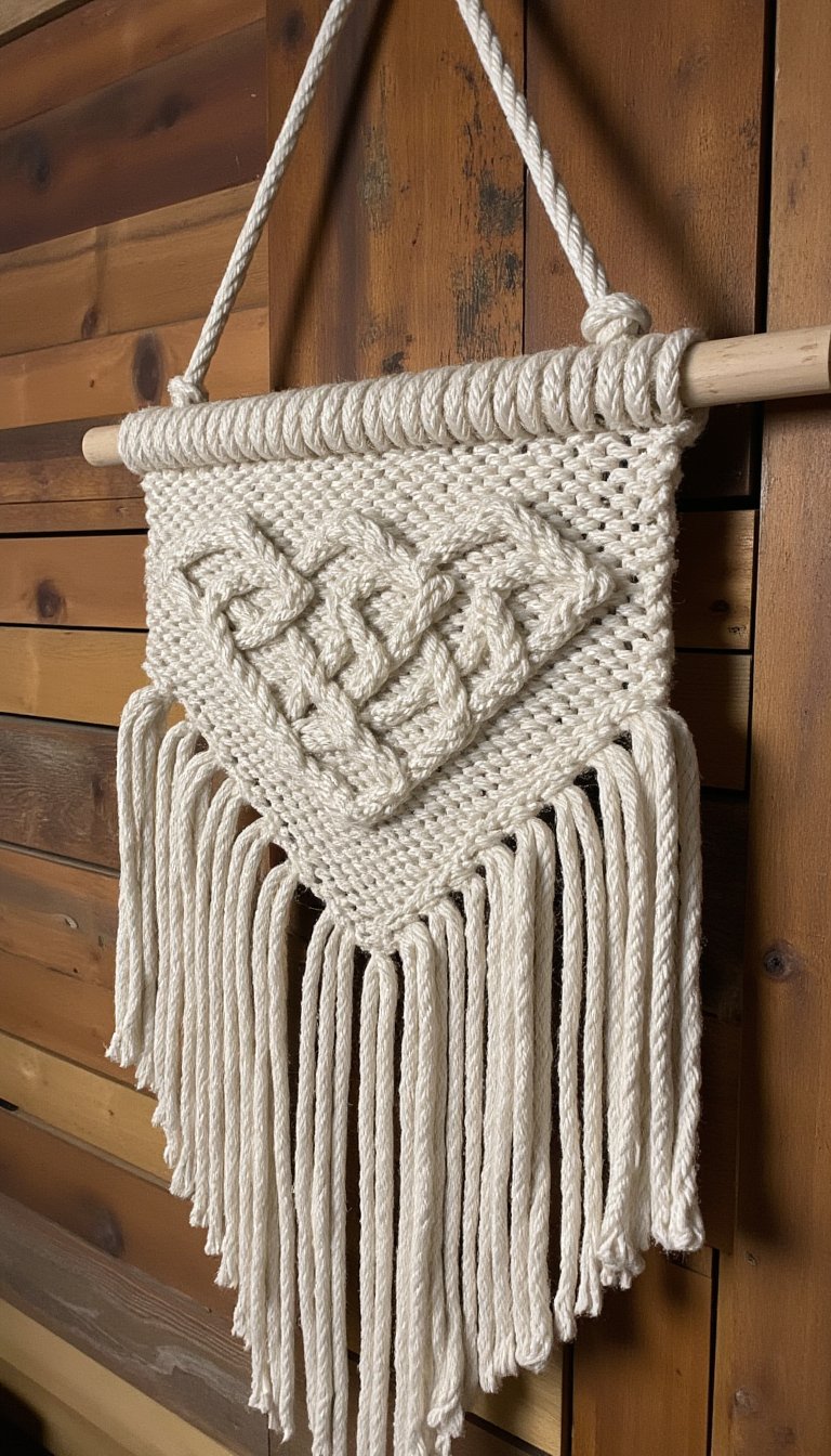 16. Hang a Textured Wall Hanging