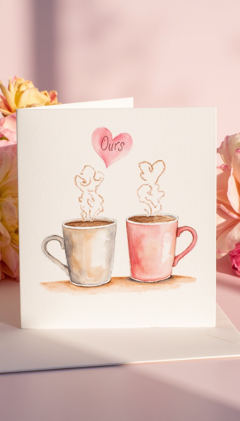 9. The "Ours" Matching Coffee Cups