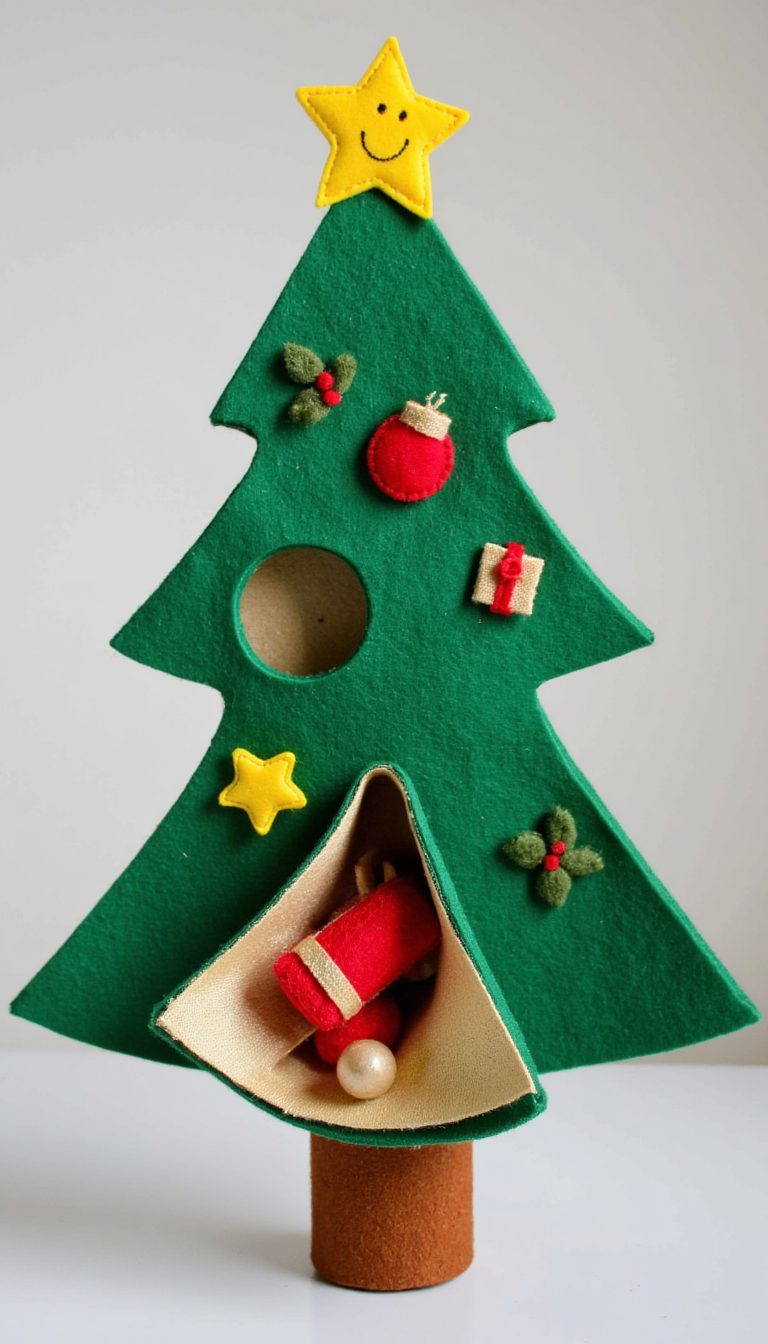 8. Peek-a-Boo Christmas Tree