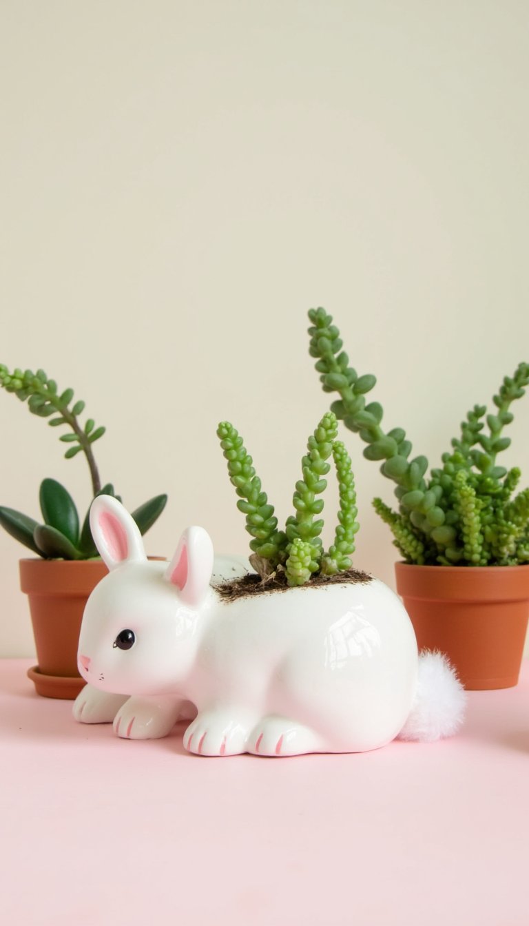 9. Bunny Butt Planters
