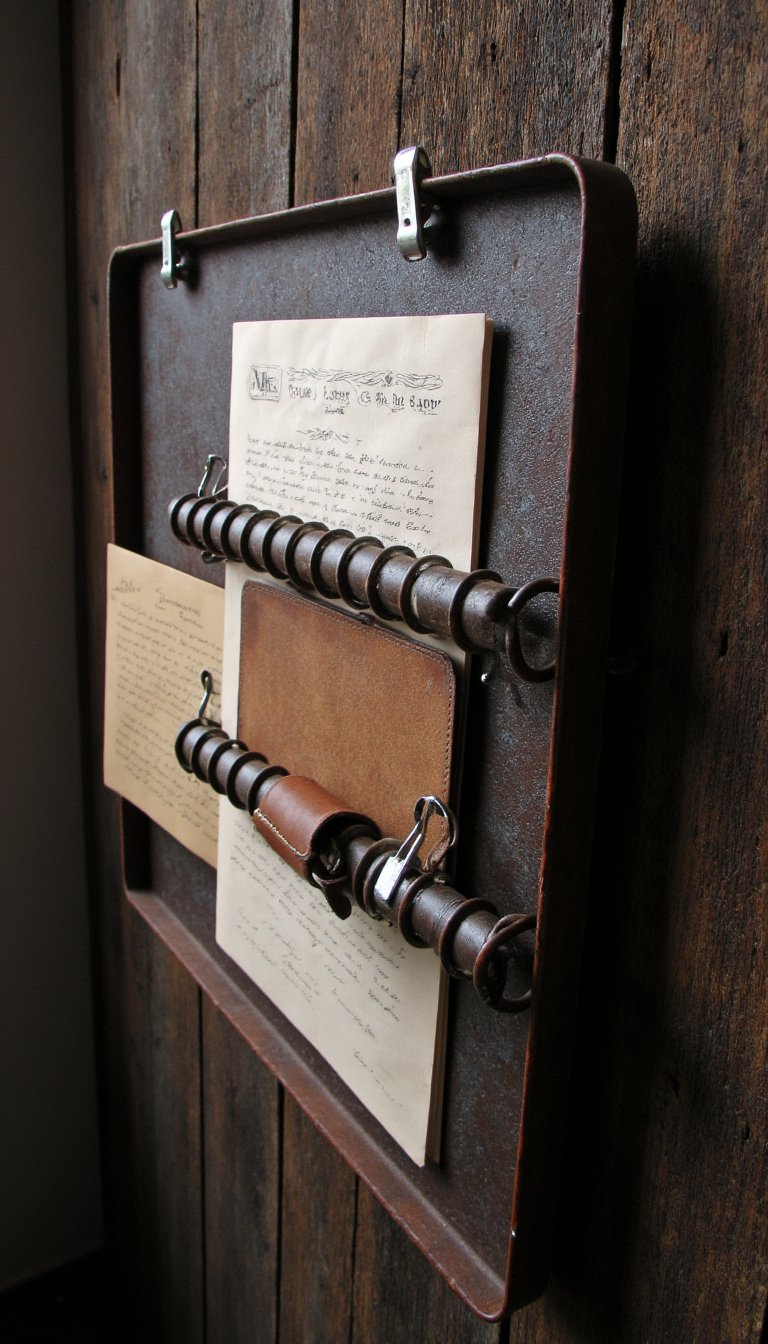 11. A Vintage-Inspired Message Center