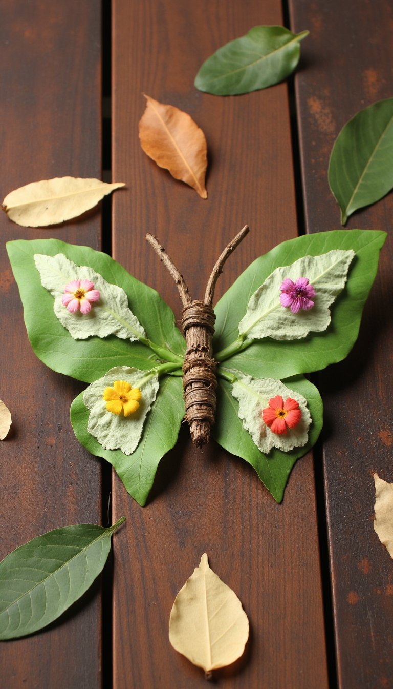 7. Nature Walk Butterfly Collage