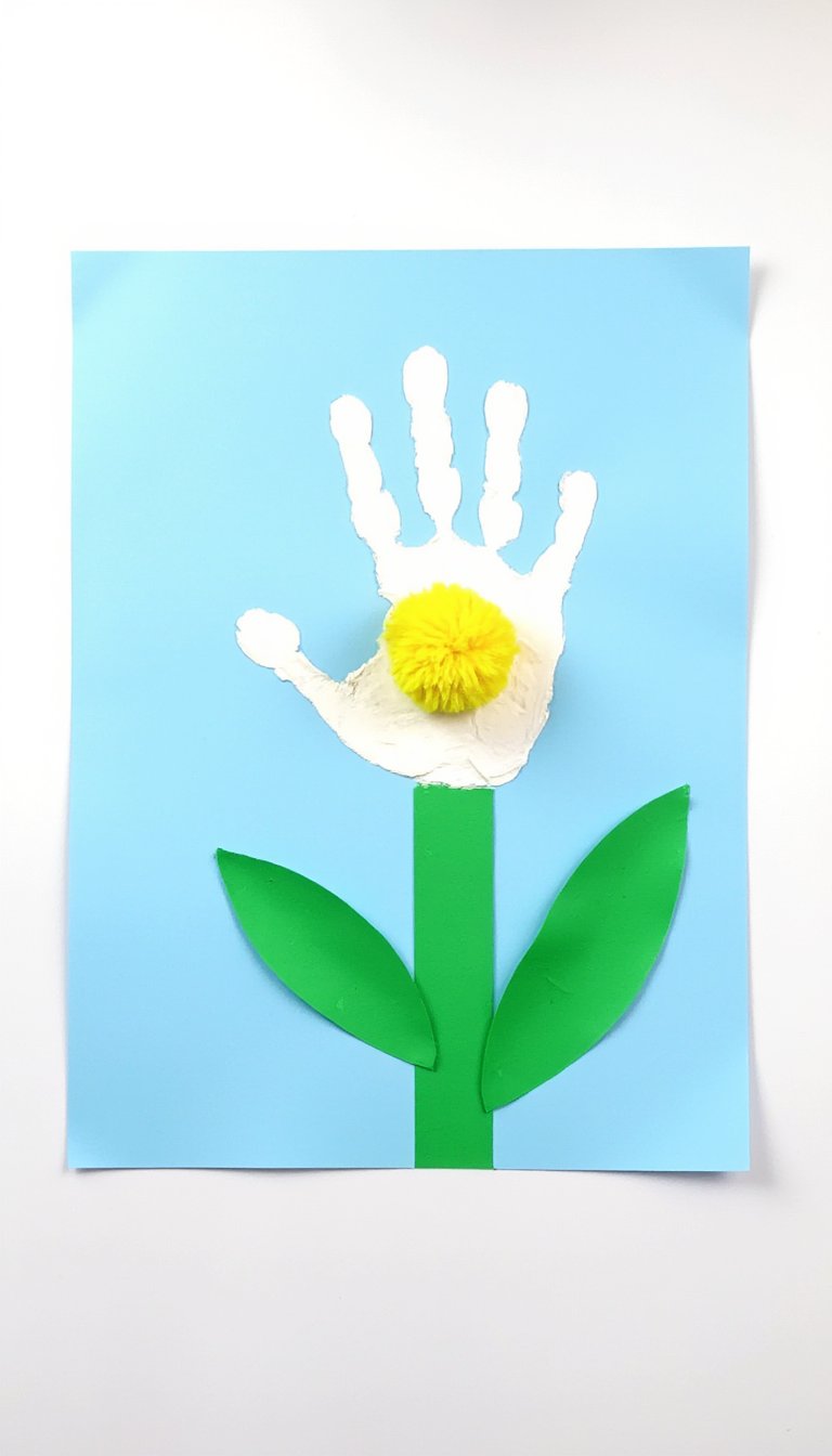 12. Handprint Spring Lilies