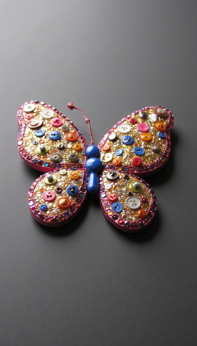 18. Button Bonanza Butterfly