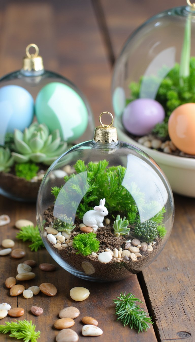 21. Easter Egg Terrariums
