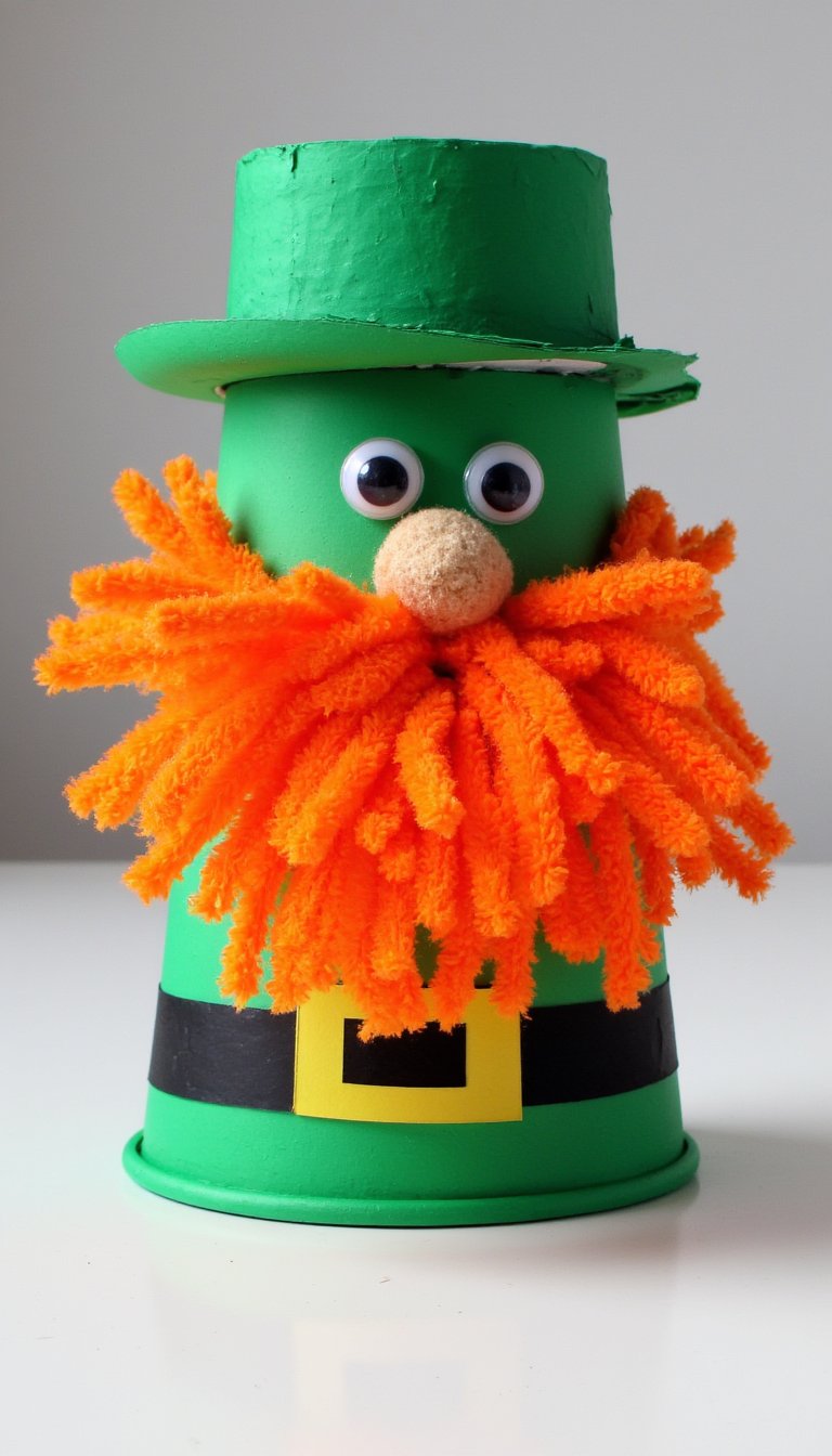11. Dancing Leprechaun Puppet