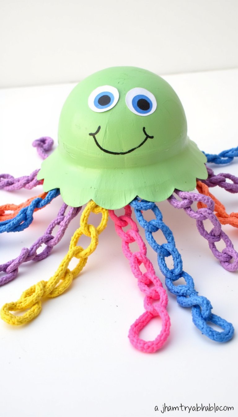15. Paper Chain Octopus