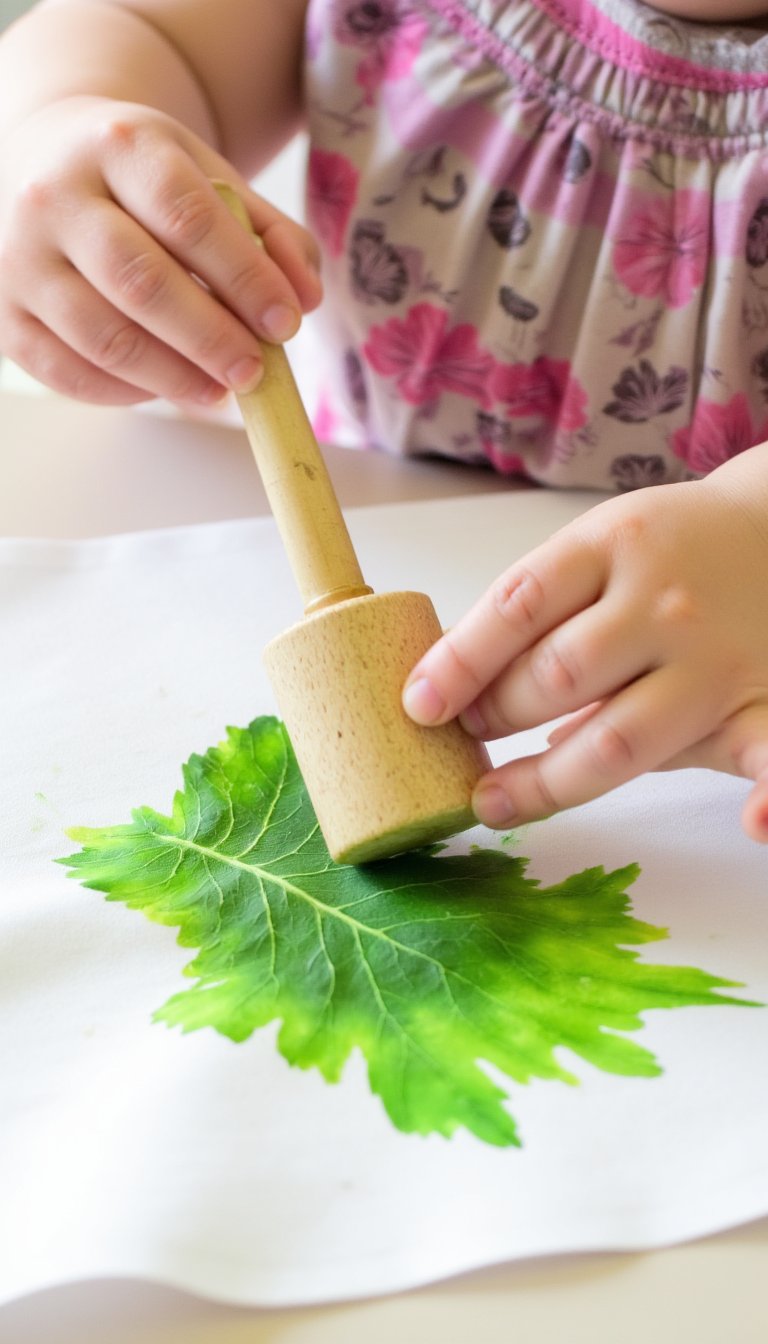17. Leaf & Flower Pounding Art