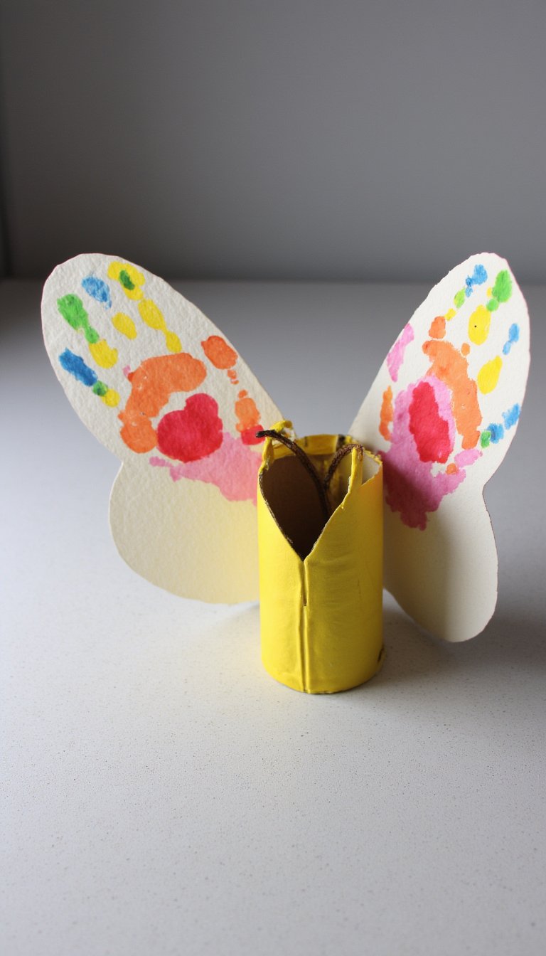 8. Toilet Paper Roll Butterflies