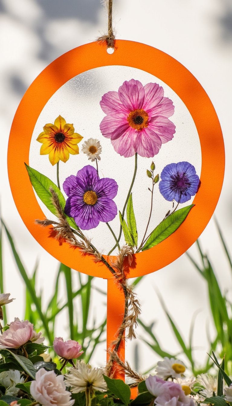 11. Nature Suncatchers with Contact Paper