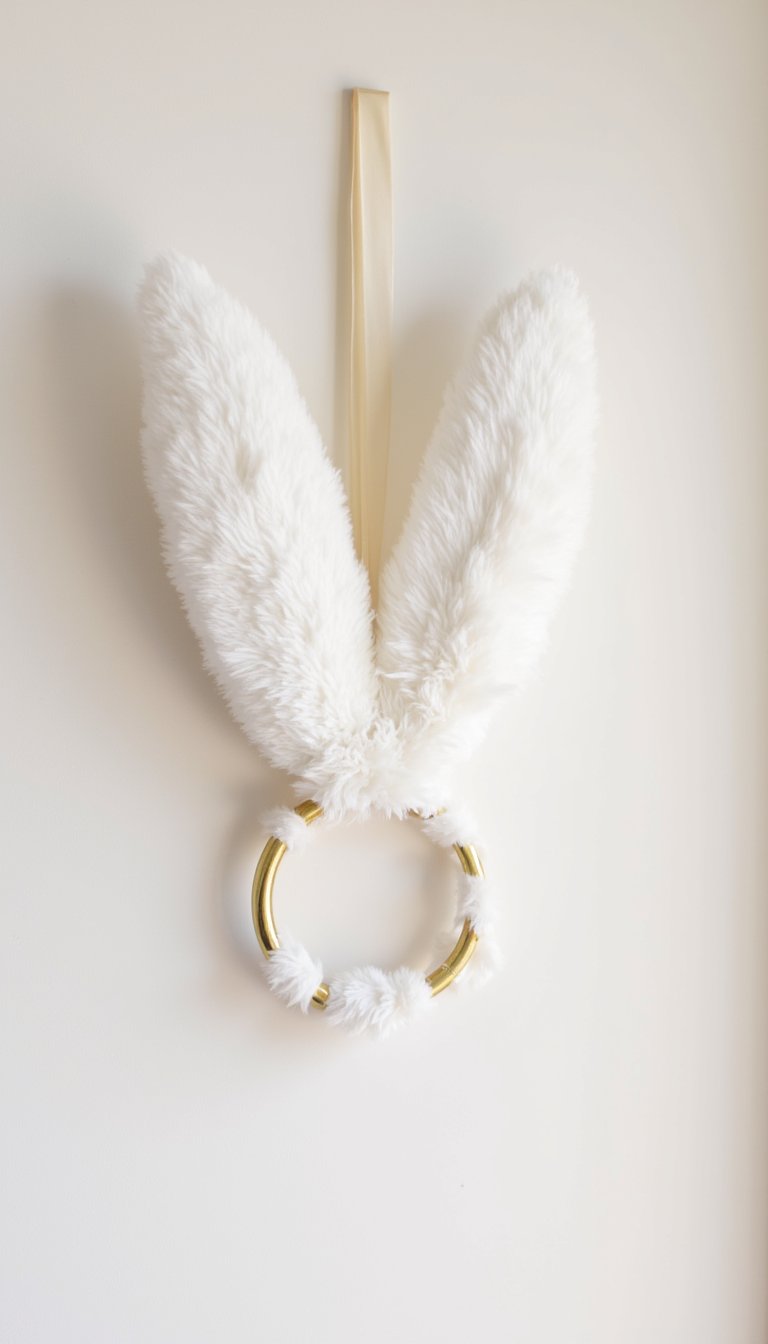 15. A Bunny Ear Wall Hanging