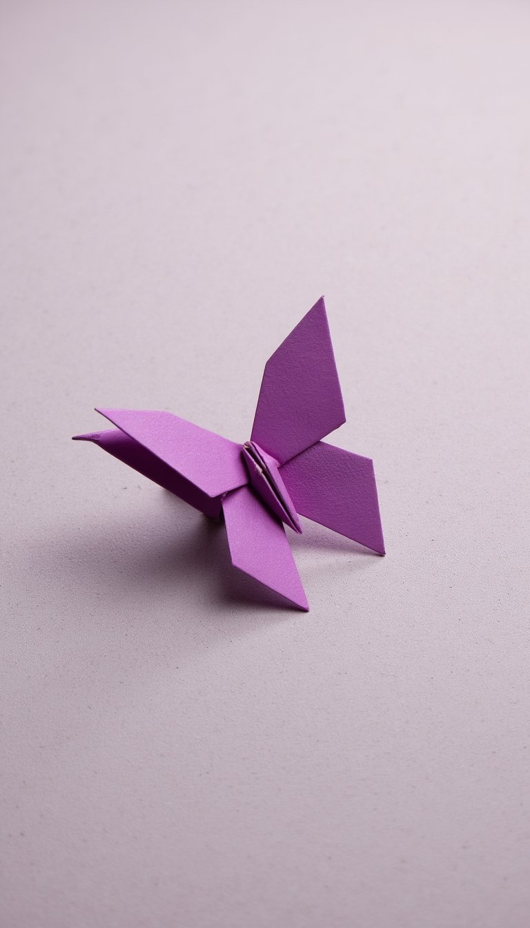 2. The Elegant Origami Butterfly (Traditional)
