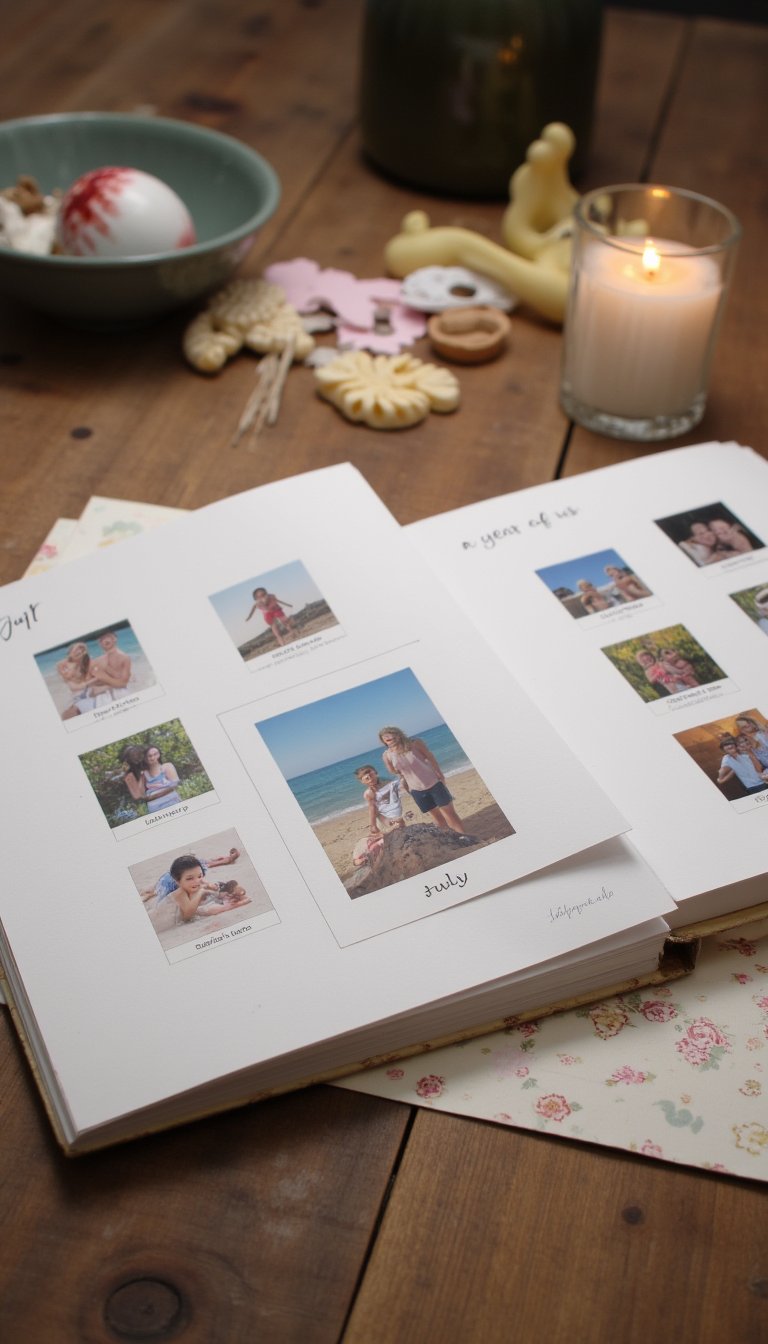 25. "A Year of Us" Photo Calendar