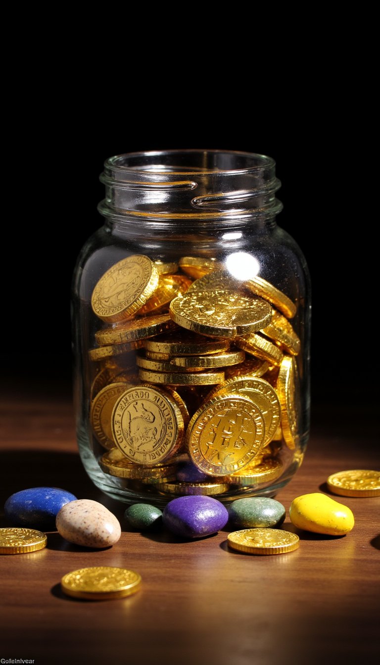 11. The "Gold" Coin Candy Swap
