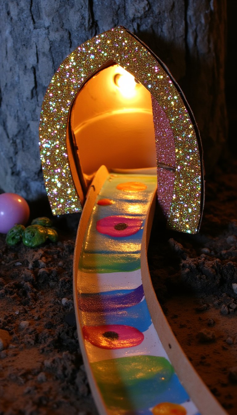 7. The Fairy Door with a Slide