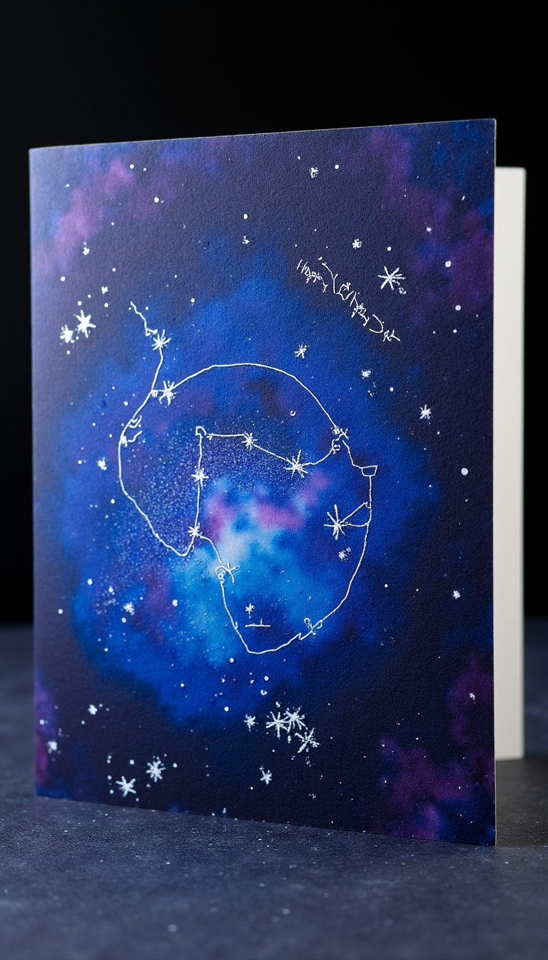 21. Galaxy/Star Map Card