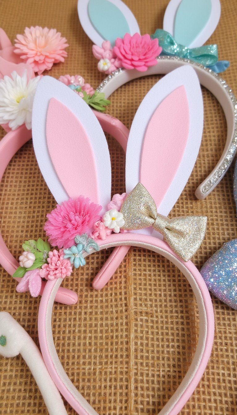 5. Bunny Ear Headbands for Everyone