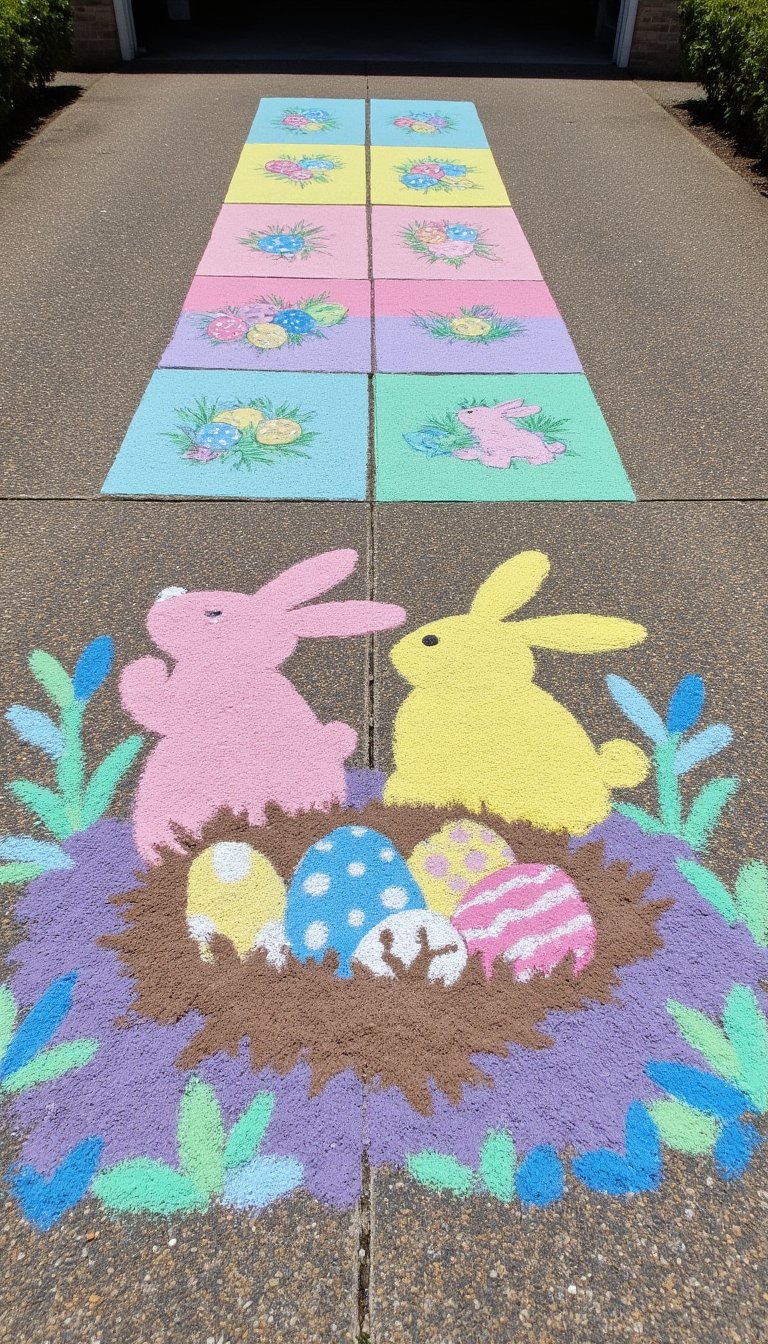 2. A Hopscotch Path for the Easter Bunny
