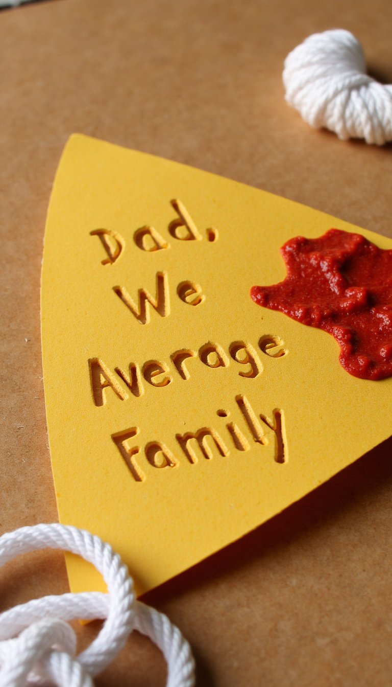 24. "Dad, We NACHO Average Family" Card