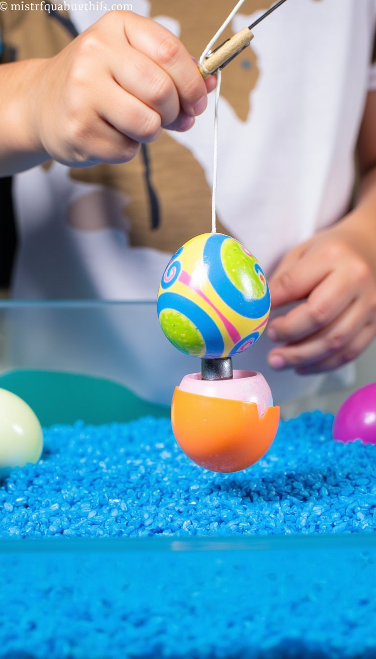 13. Magnetic Egg Fishing