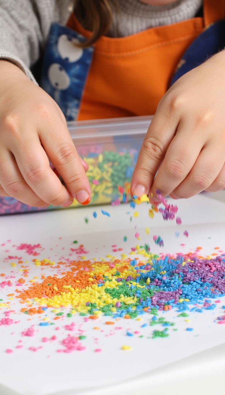 7. Rainbow Roll & Paint with Cars
