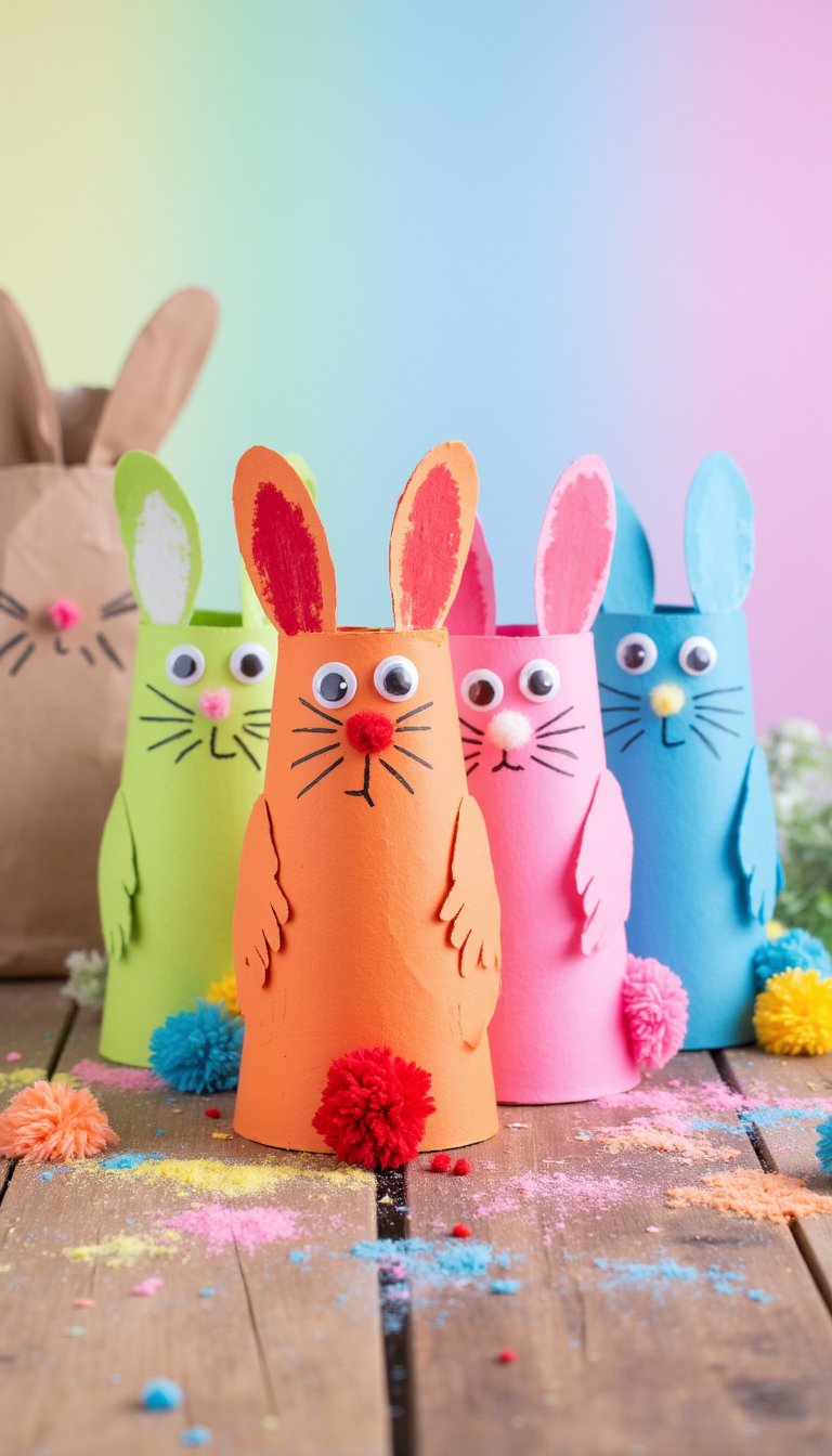 5. Toilet Paper Roll Bunnies
