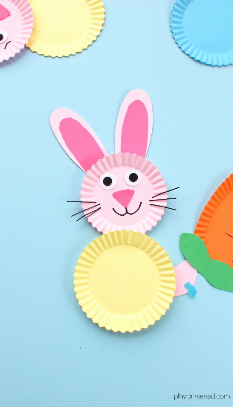 22. Cupcake Liner Bunny Collage