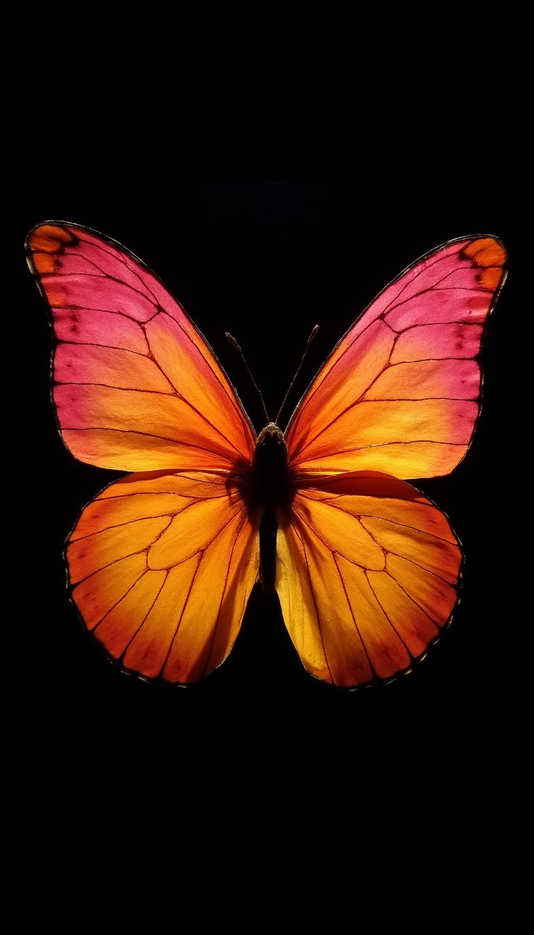 2. The Ombre Sunset Monarch