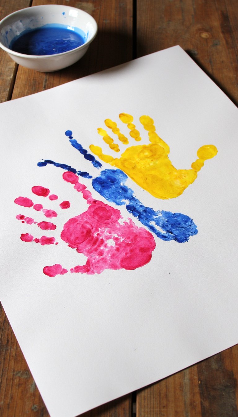16. Handprint & Footprint Butterflies
