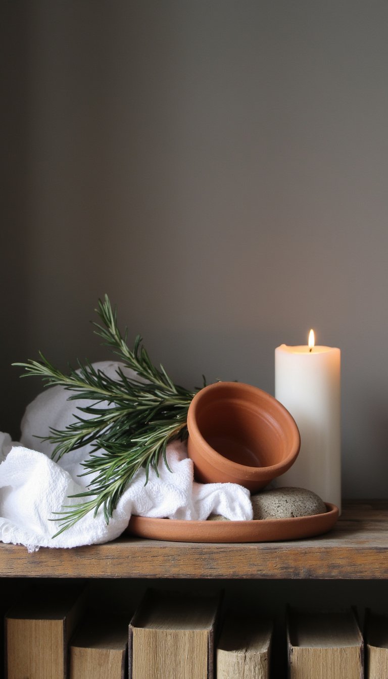 5. A "Empty Tomb" Display on a Bookshelf