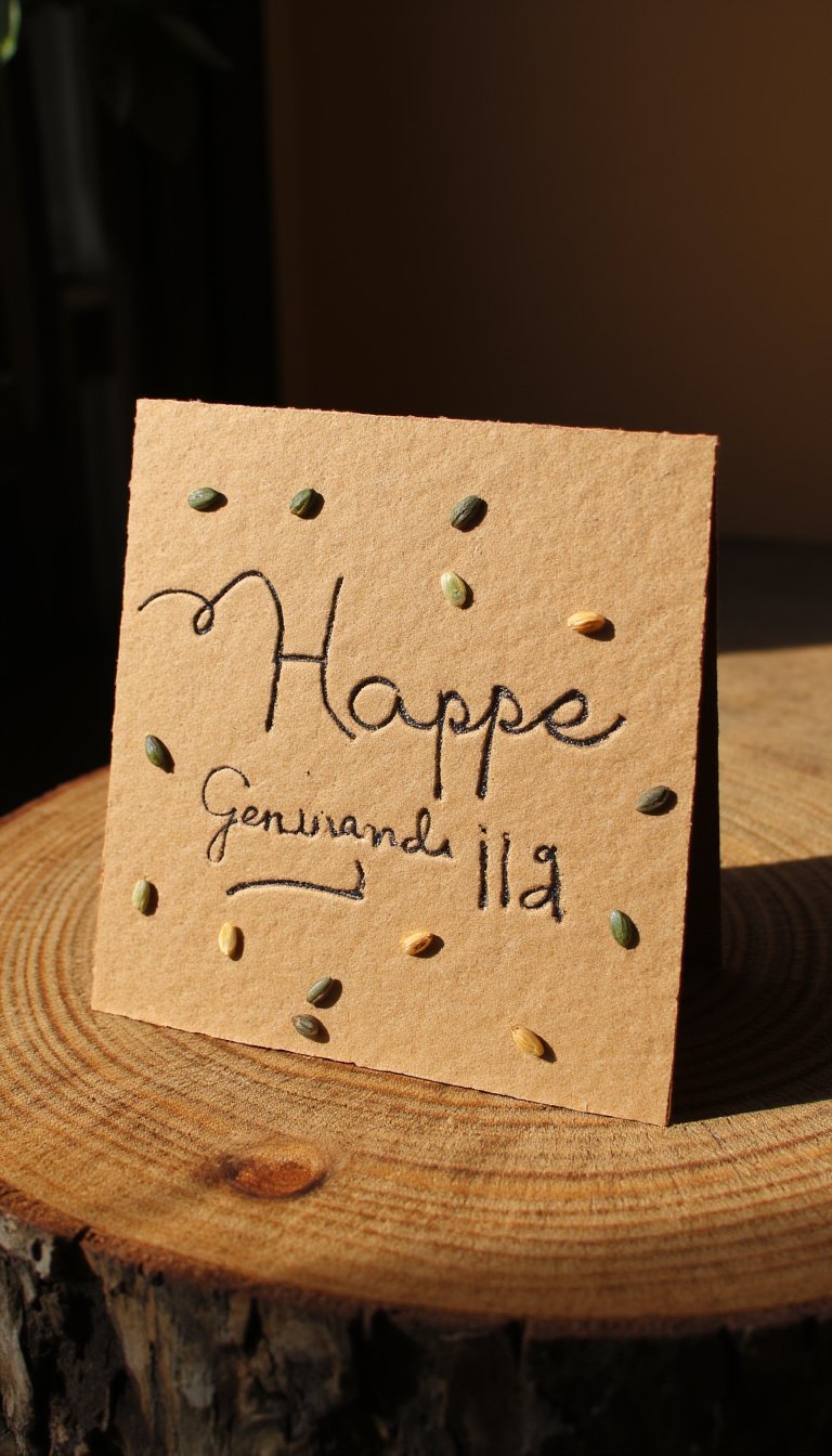 13. Punny Plantable Seed Card