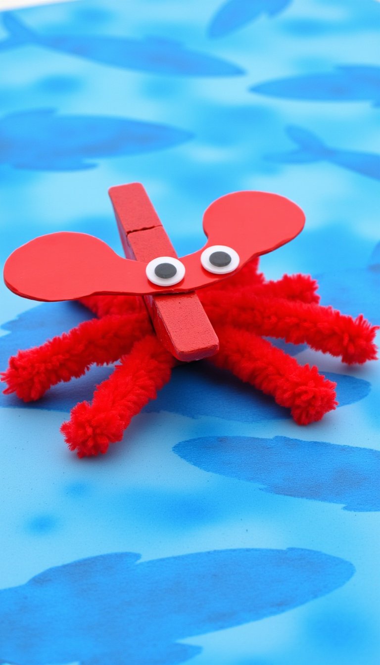 4. Clothespin Crab