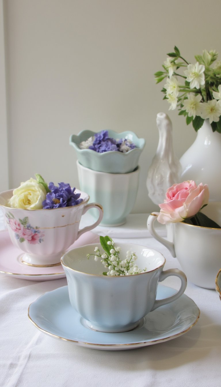 12. The Vintage Teacup Cluster