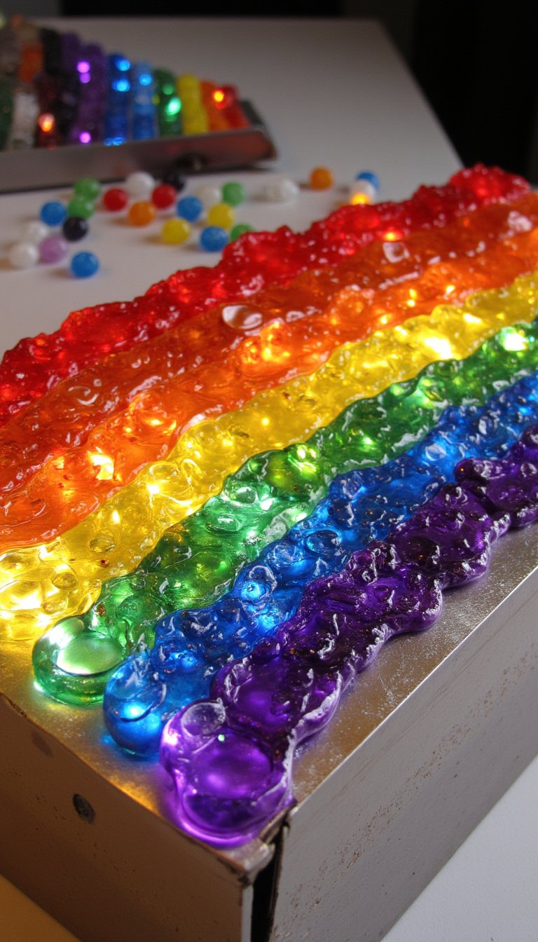 15. Rainbow Suncatcher Melts