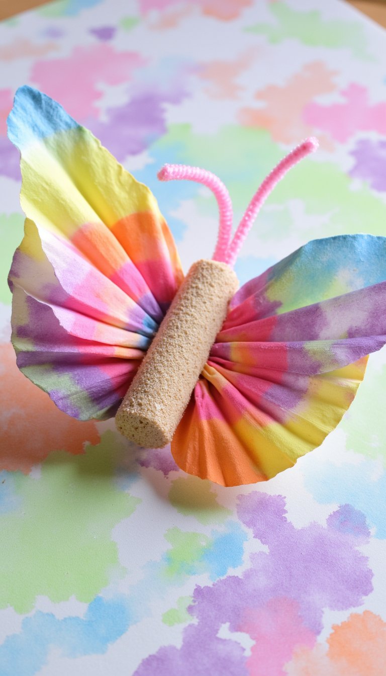 1. The Classic Coffee Filter Butterfly