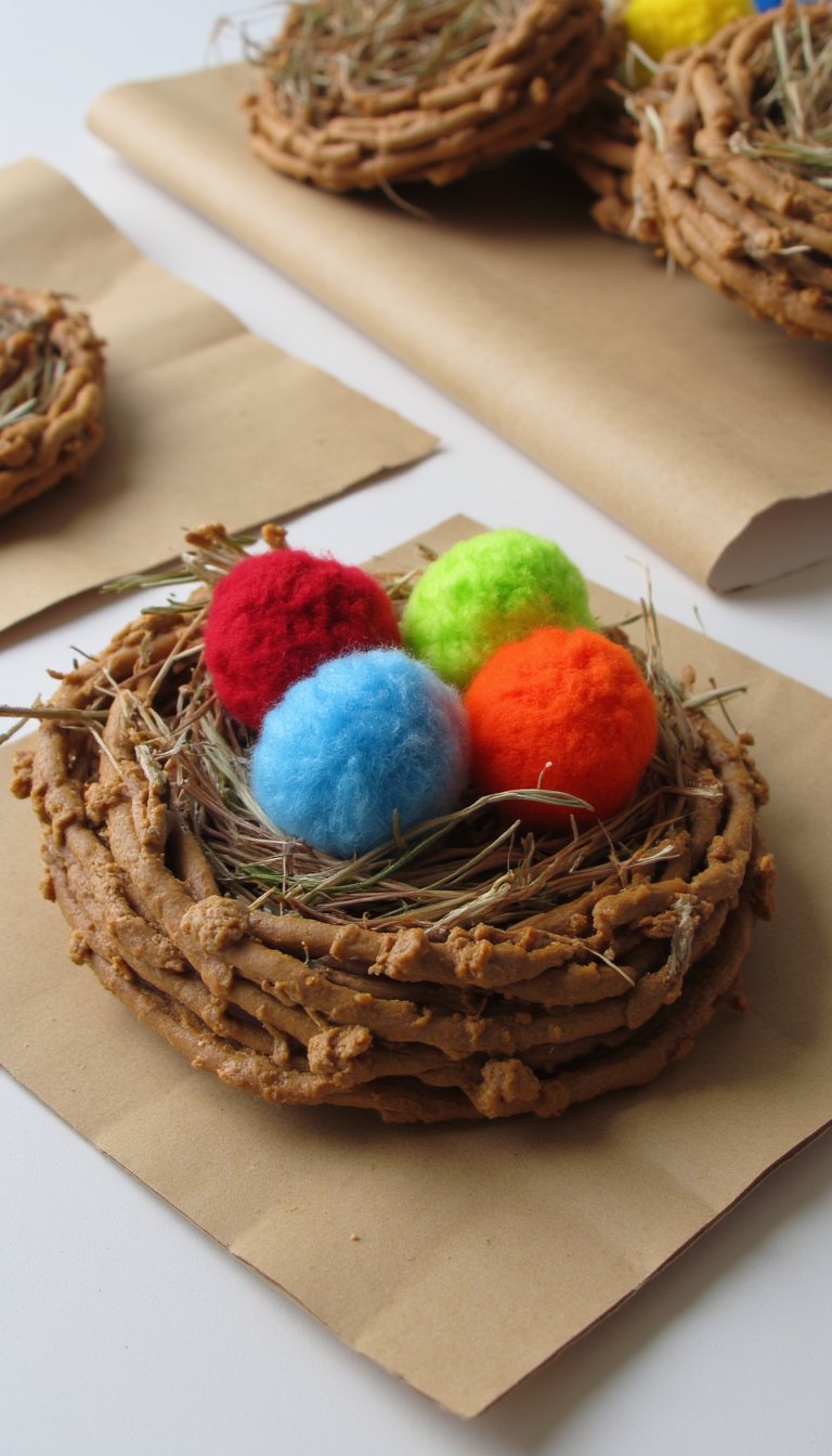 9. Nest & Baby Bird Sculptures