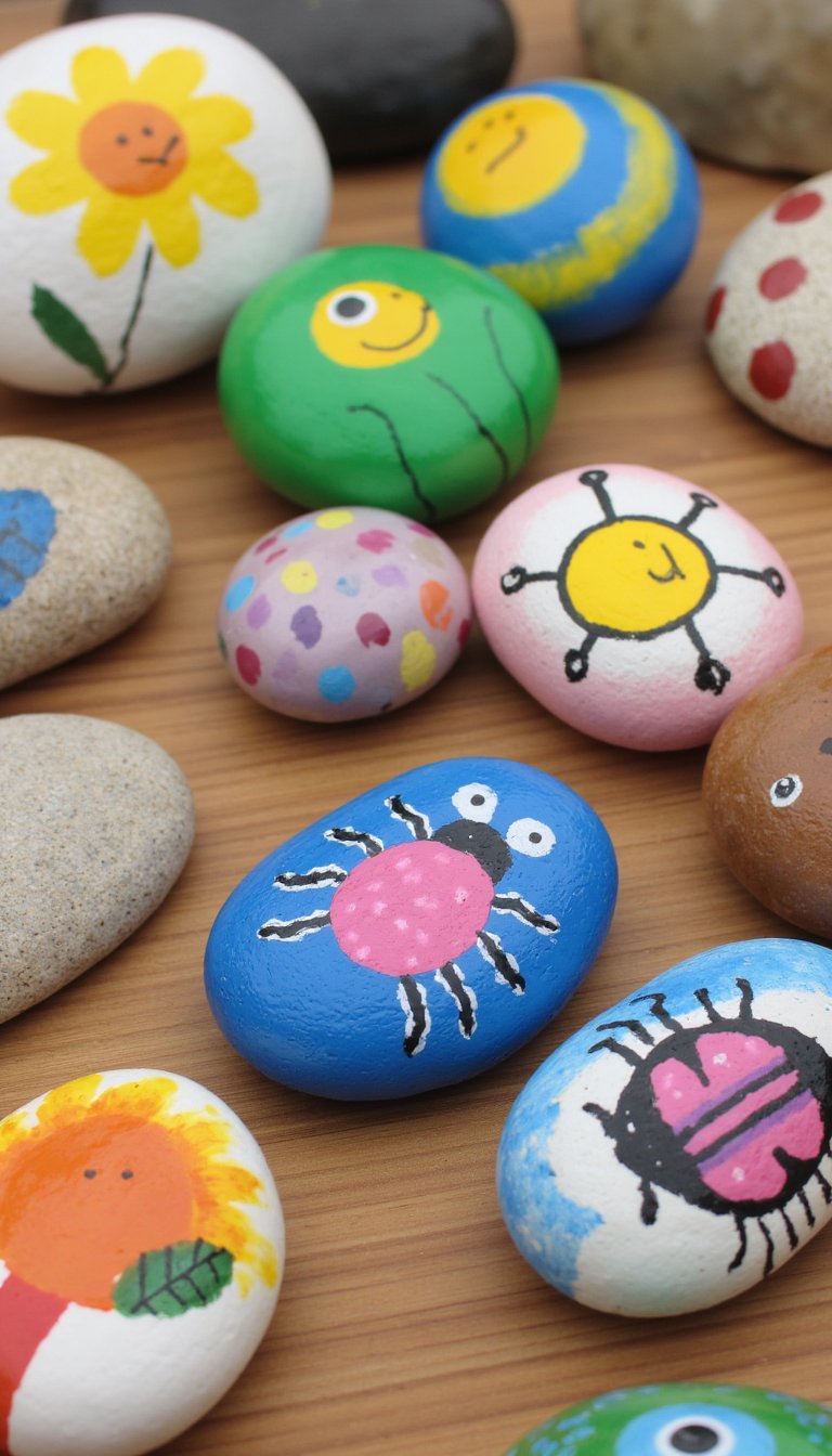 23. Painted Garden Stones