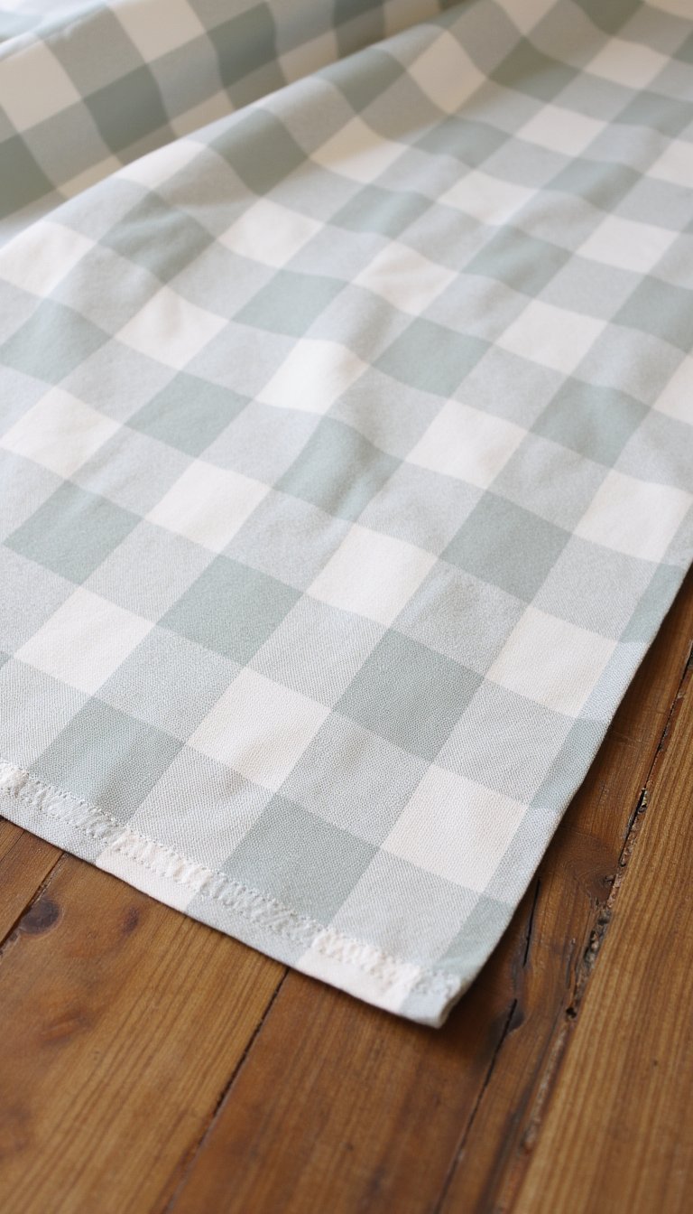 9. A Checkered or Gingham Tablecloth