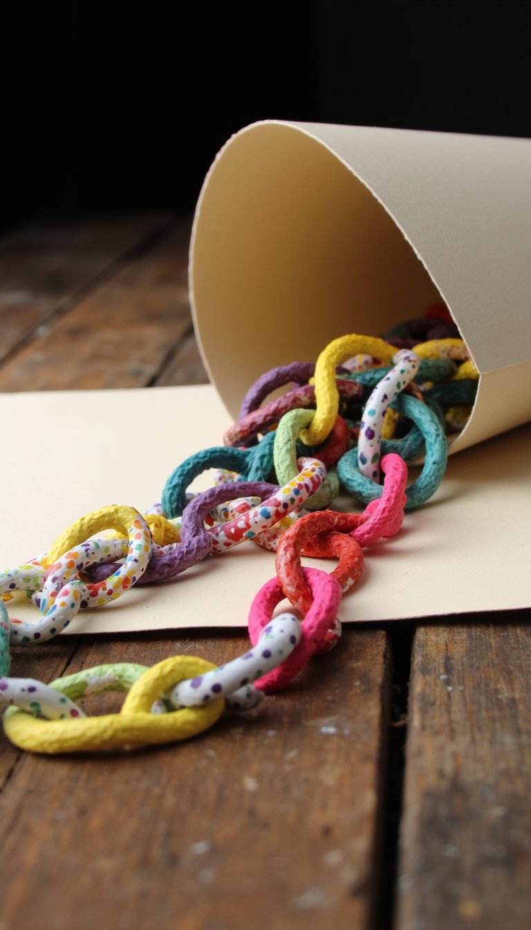 4. "Reasons I Love You" Paper Chain Card