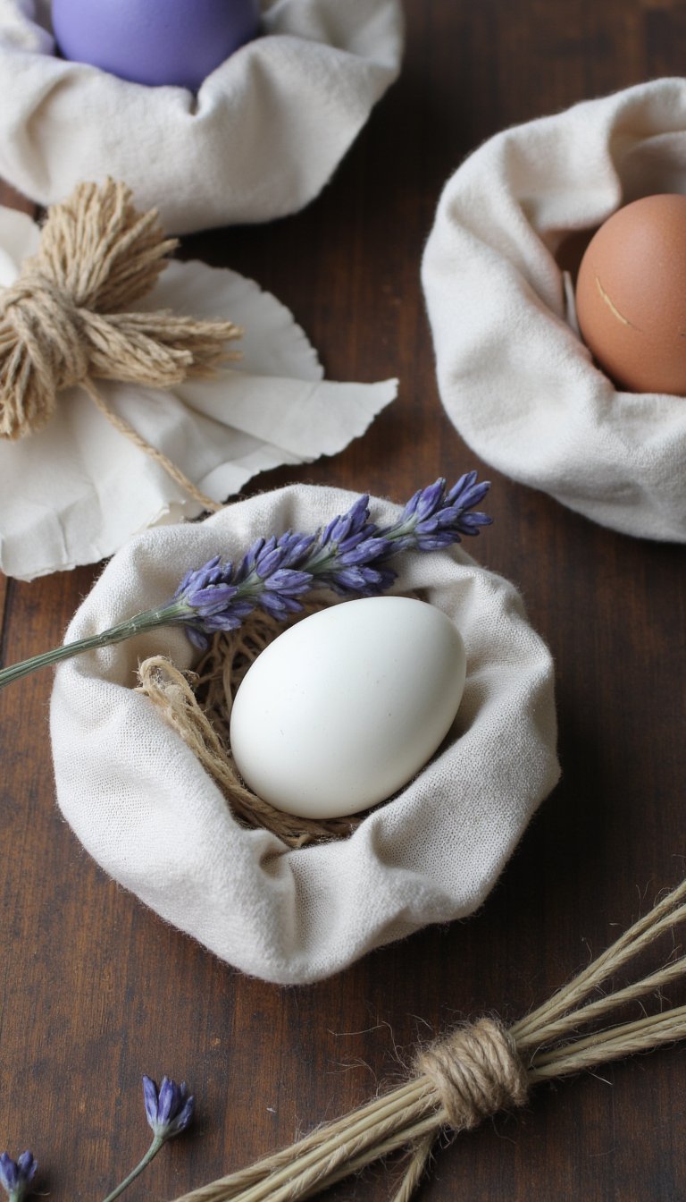11. Dried Lavender and Egg Bundles