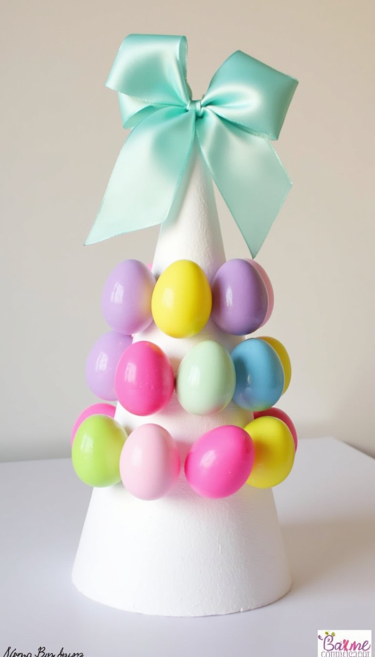 10. Easter Egg Topiary Tree