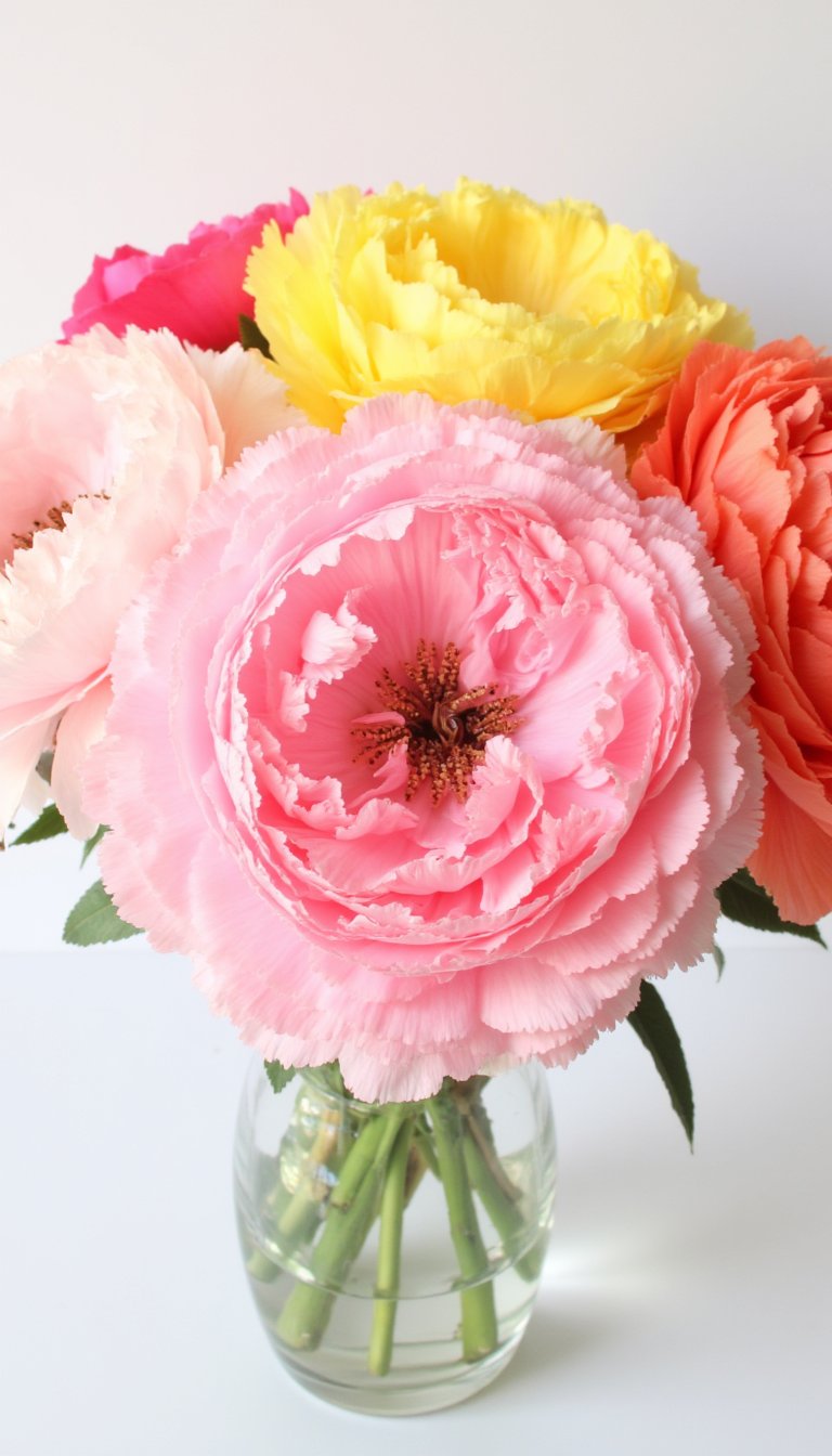 27. Coffee Filter Peonies