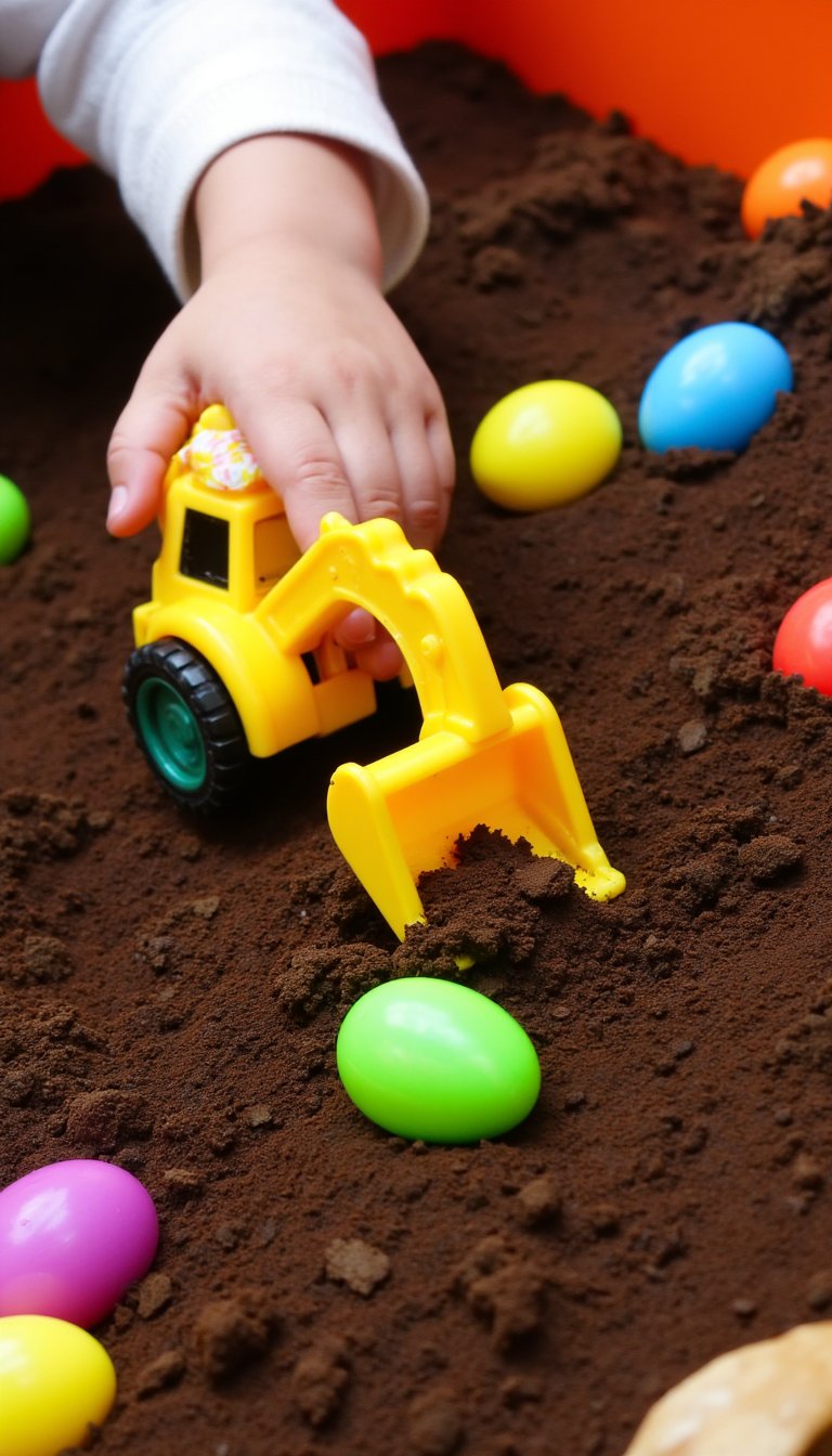 8. Construction Site Egg Dig