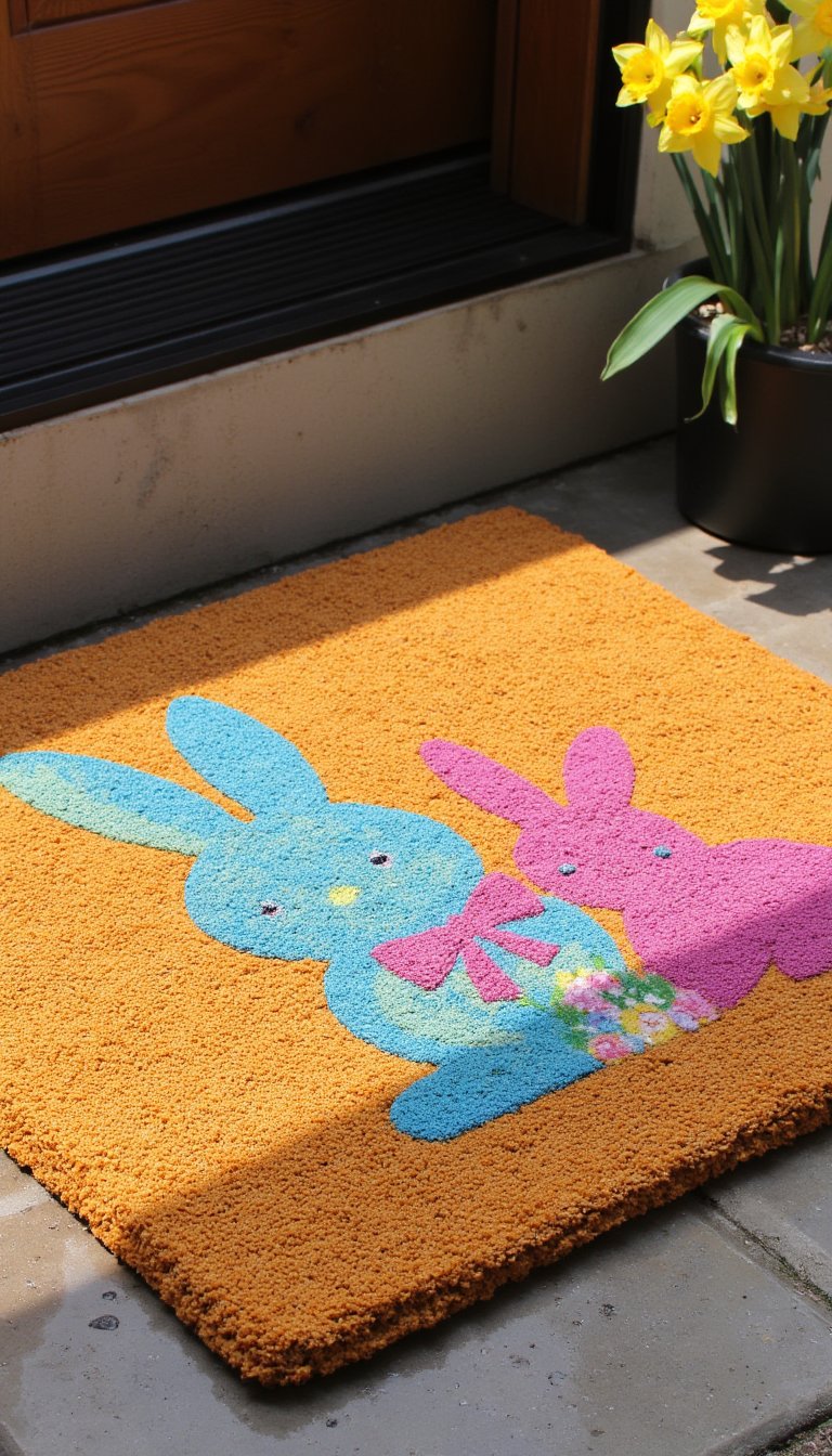 19. A Hoppy Easter Doormat