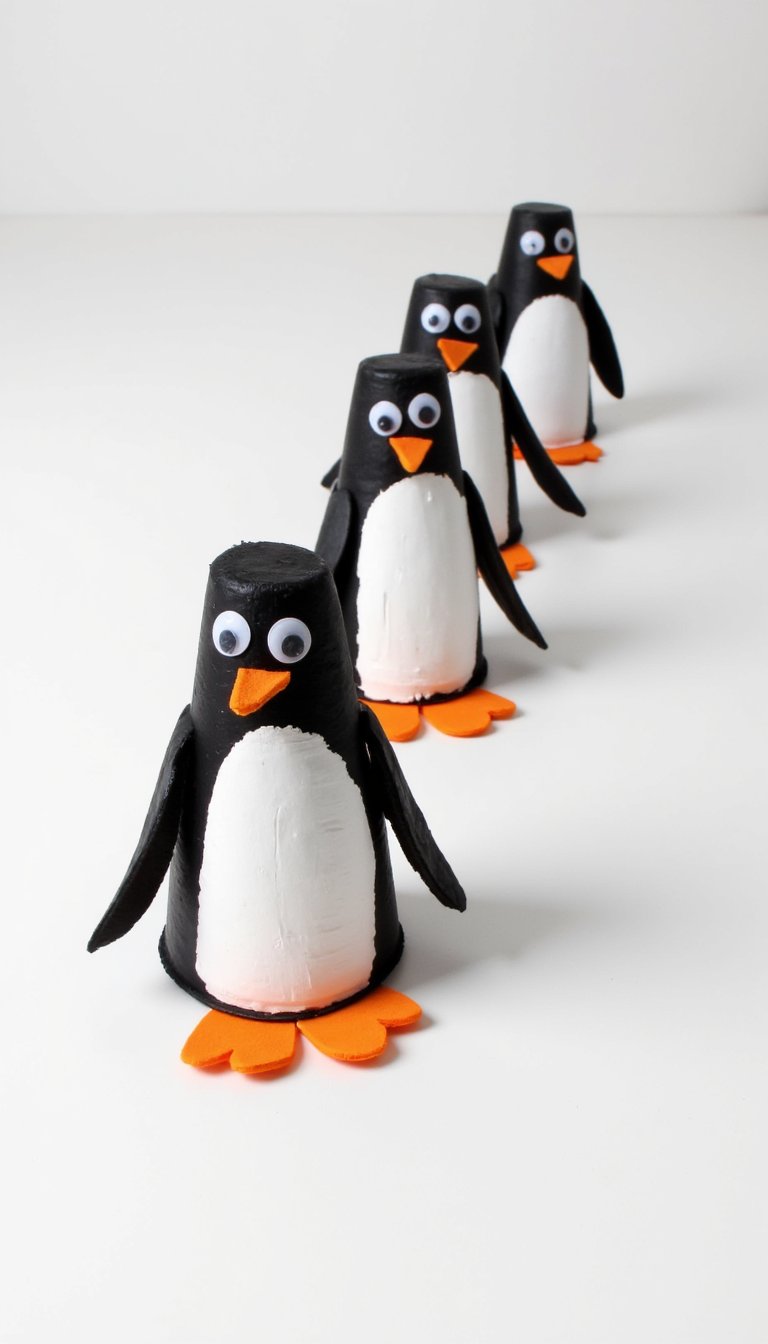4. Yogurt Cup Penguins Parade