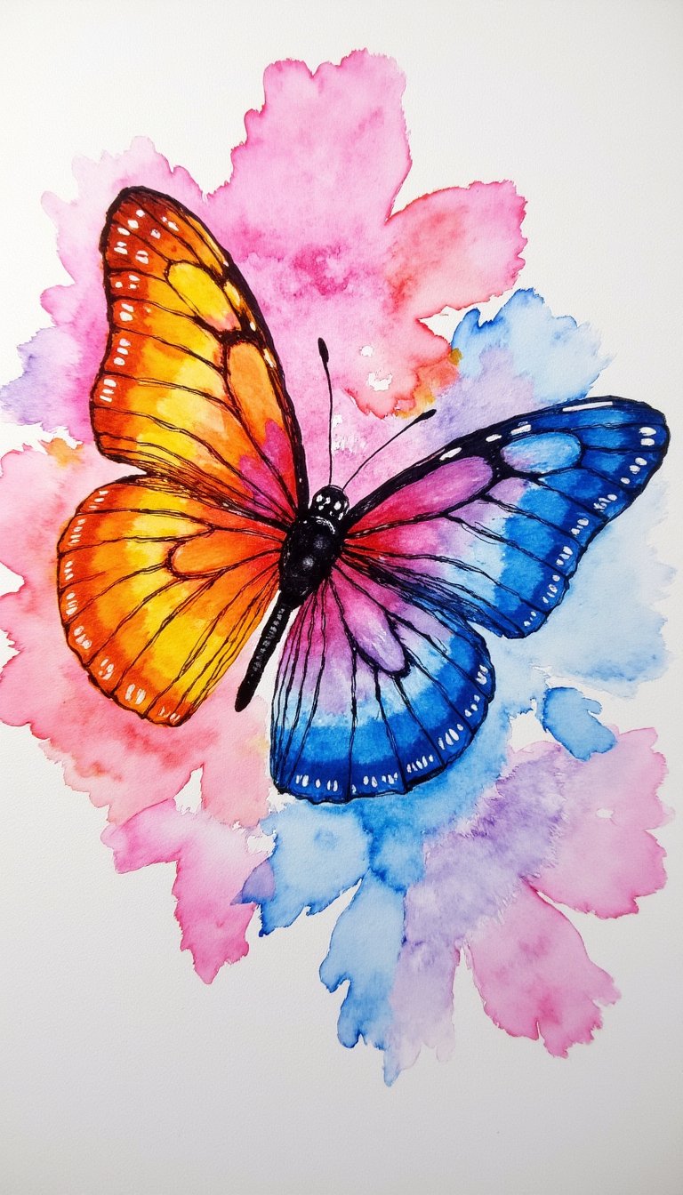 7. Watercolor Resist with Crayons